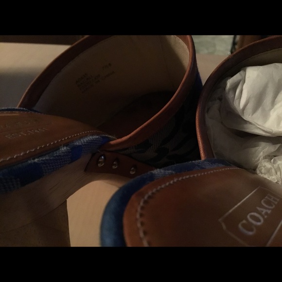 🚫SOLD🚫Authentic Coach clogs, never worn outdoors - Picture 3 of 4